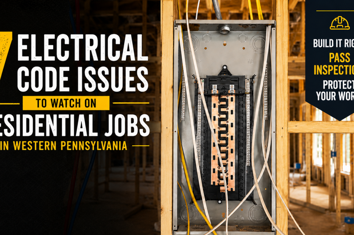 7 Electrical Code Issues to Watch on Residential Jobs in Western Pennsylvania